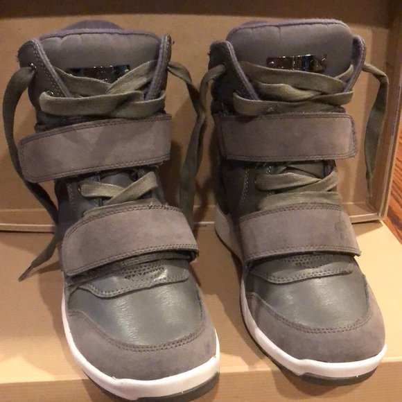 Aldo Shoes - Leather high top wedges